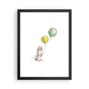 Poszter fehér keretben - Én is repülök! - 30x40 cm