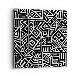 Vászonkép - Kolumbusz előtti kompozíció - 30x30 cm