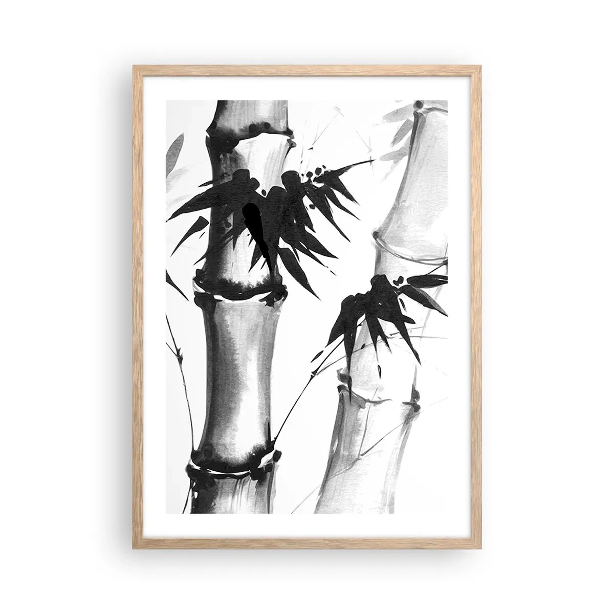 Poszter világos tölgy keretben - Közelkép a keletről - 50x70 cm