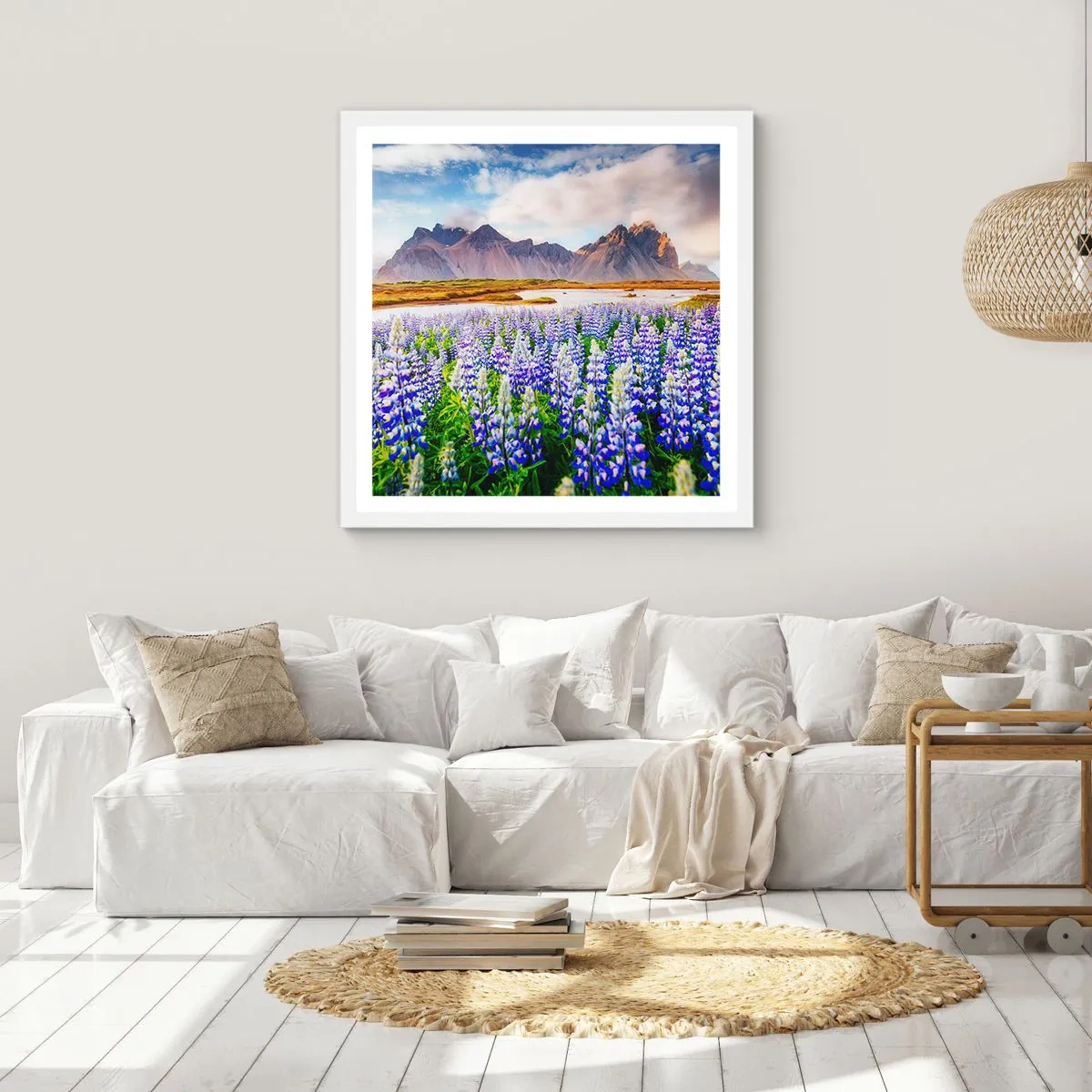 Poszter fekete keretben - Erő és szigorúság a szelídség mellett - 50x50 cm