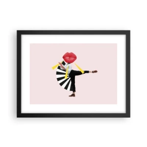 Poszter fehér keretben - Szürreális pop art - 40x30 cm