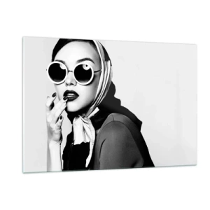 Üveg kép - Üdvözlet a 60-as évekből - 120x80 cm