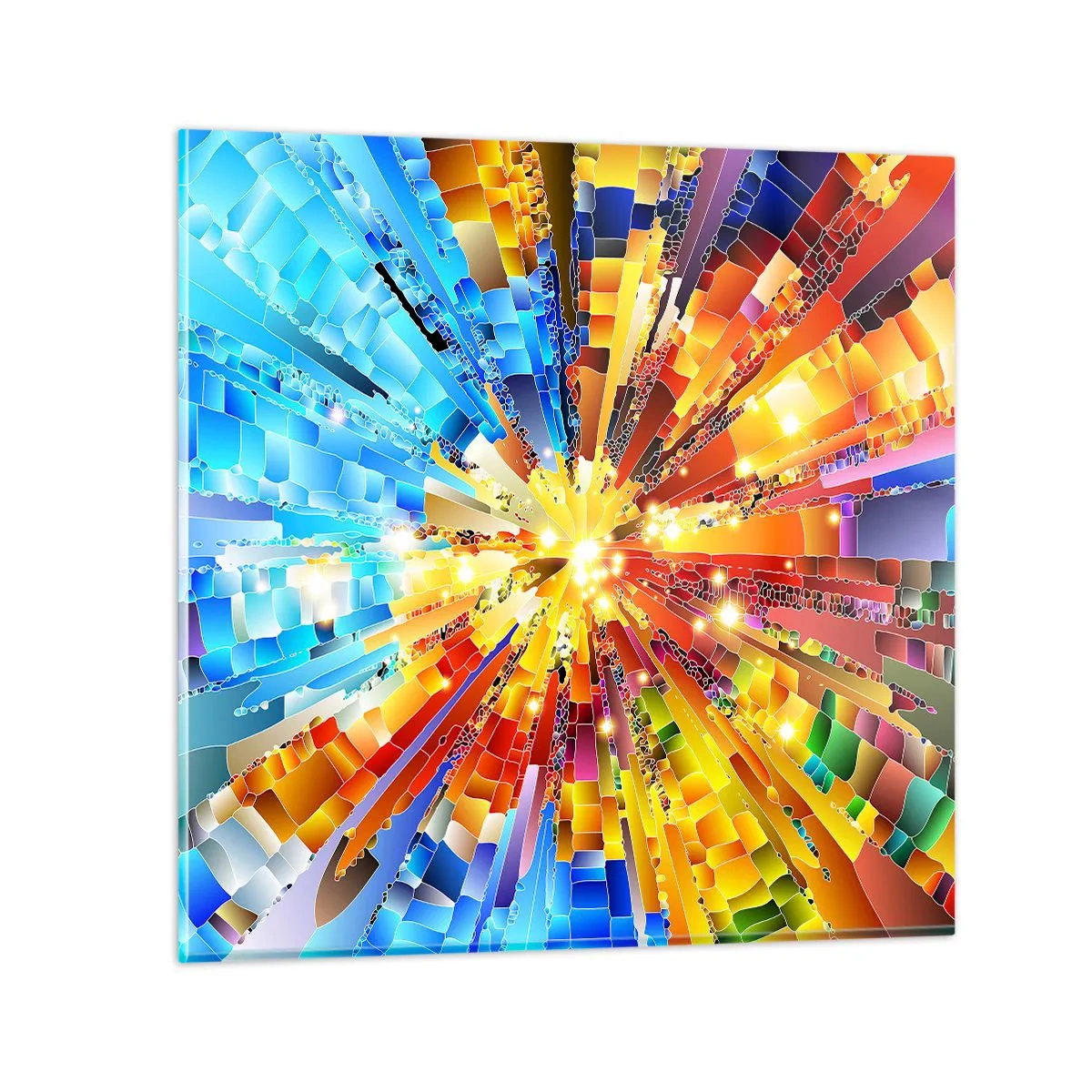 Üveg kép - In medias res - 40x40 cm