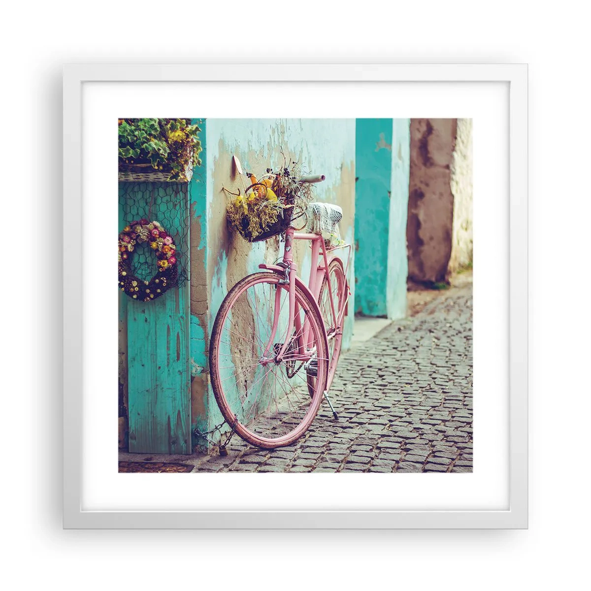 Poszter fekete keretben - Mindjárt visszajövök - 40x40 cm