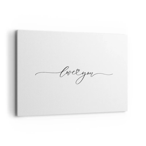 Vászonkép - Fekete fehéren - 120x80 cm