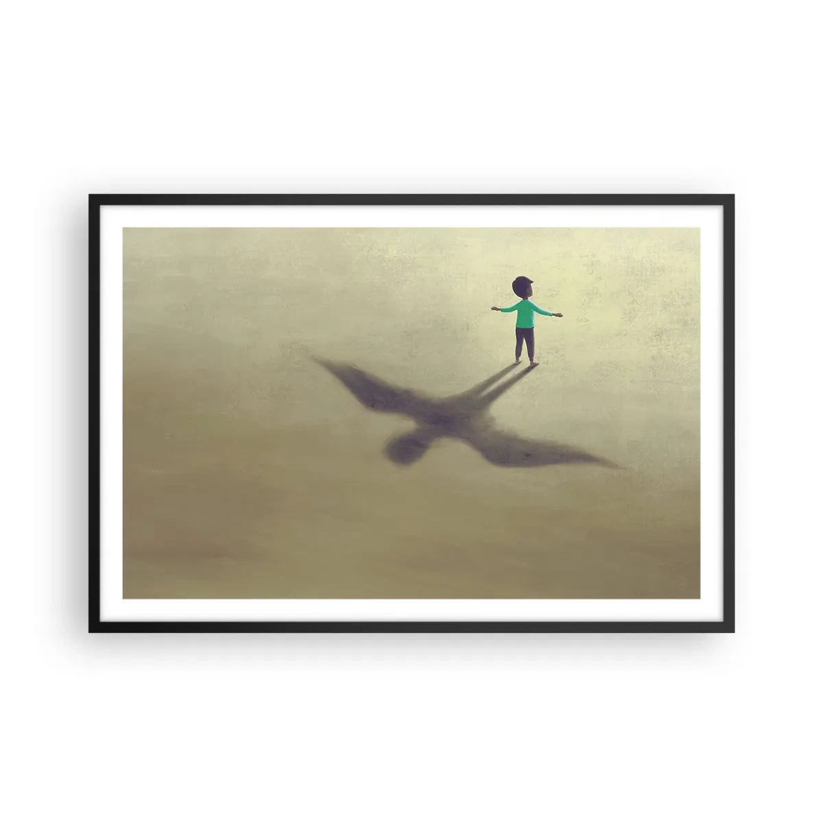 Poszter fehér keretben - A jövő hőse - 91x61 cm