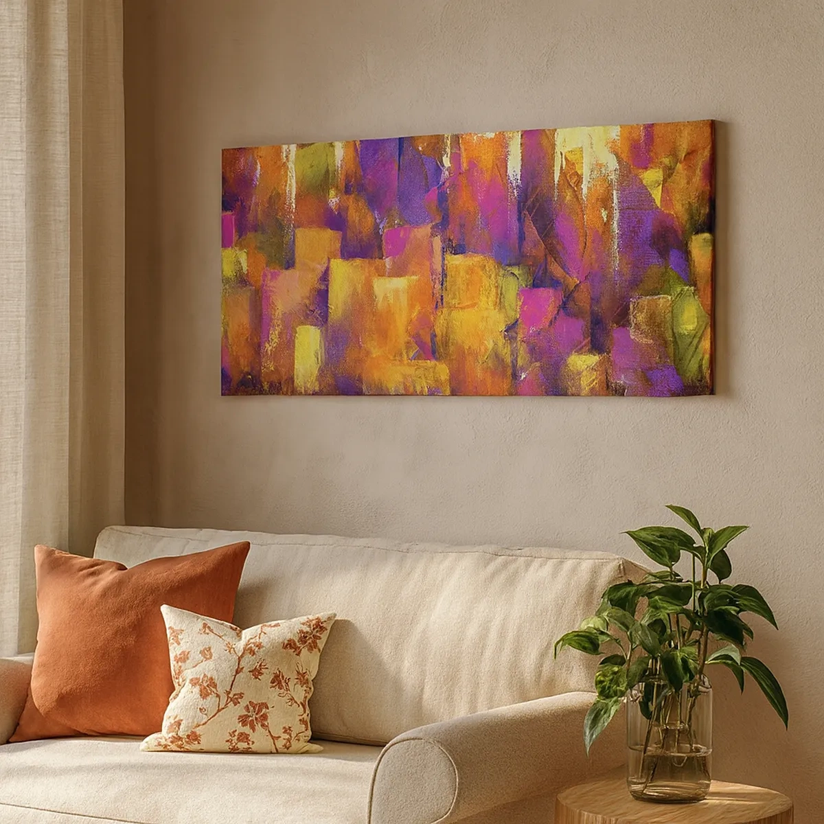 Vászonkép - Metropolitán kompozíció - 30x30 cm