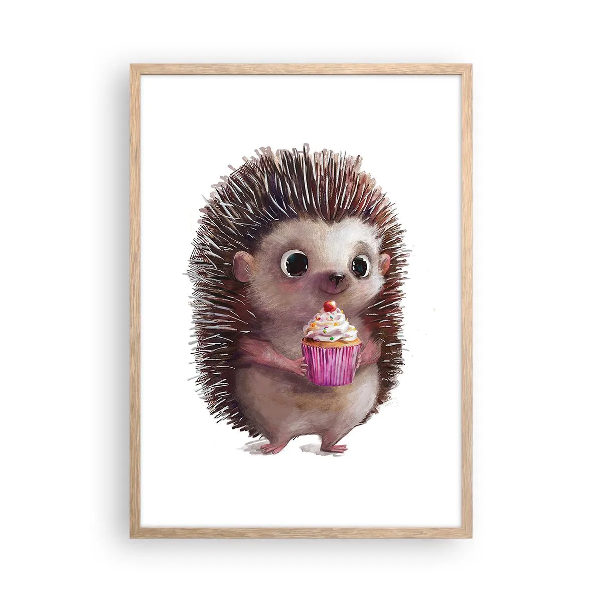 Poszter világos tölgy keretben - Ünnep van minden nap - 50x70 cm