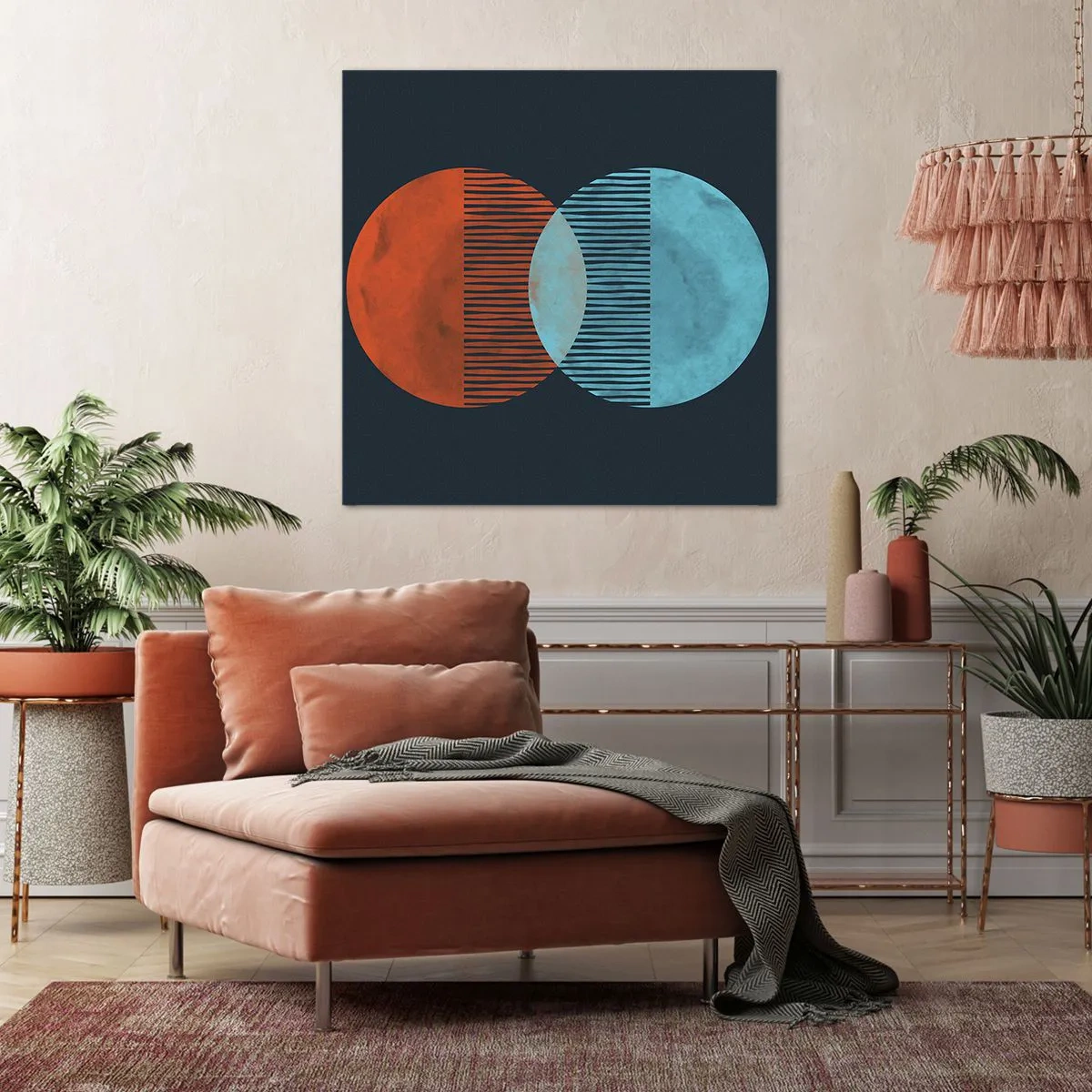 Vászonkép - Csillagászati fantázia - 70x70 cm