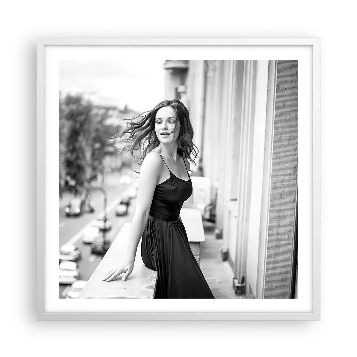 Poszter fekete keretben - Biztosan párizsi - 60x60 cm
