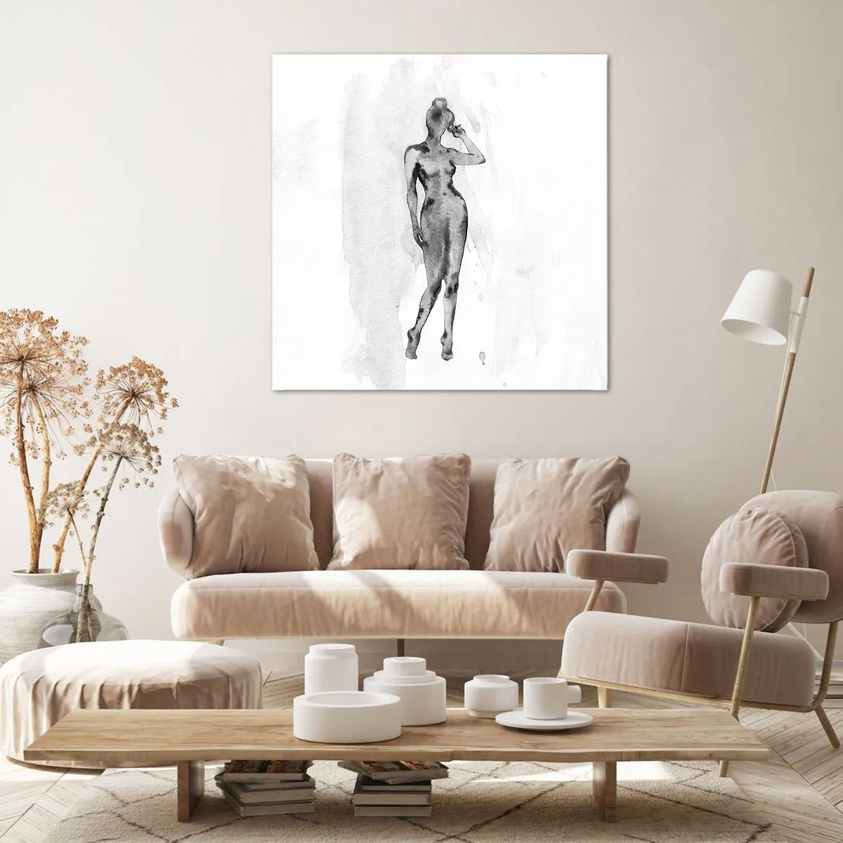 Vászonkép - A nőiesség ideáljának nyomában - 70x70 cm