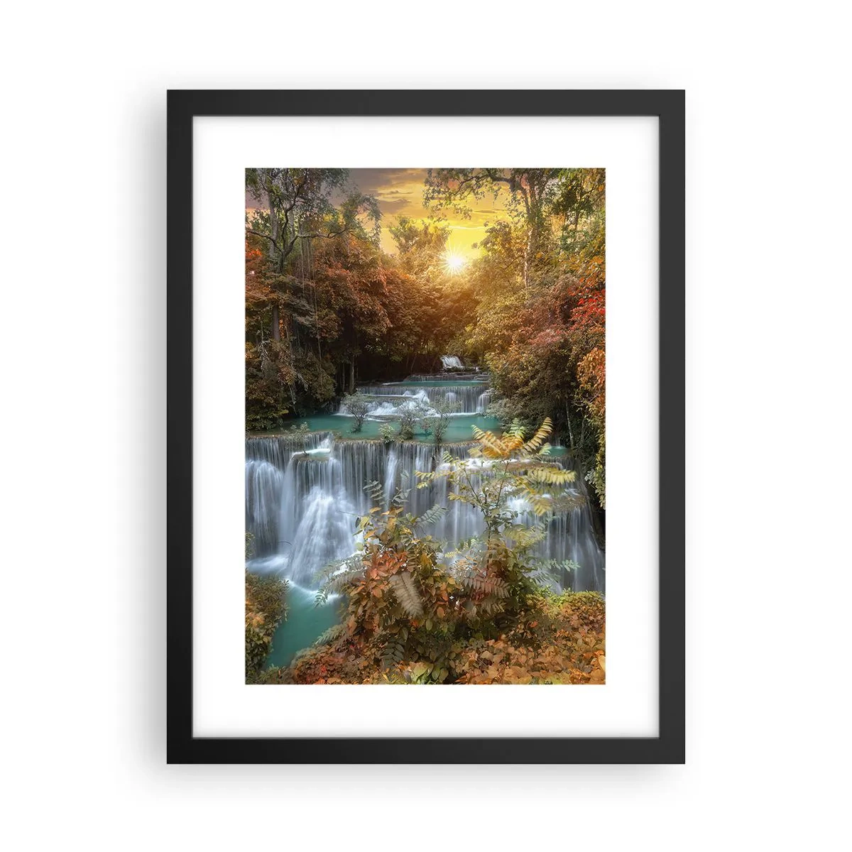 Poszter fehér keretben - Az erdő rejtett kincse - 30x40 cm