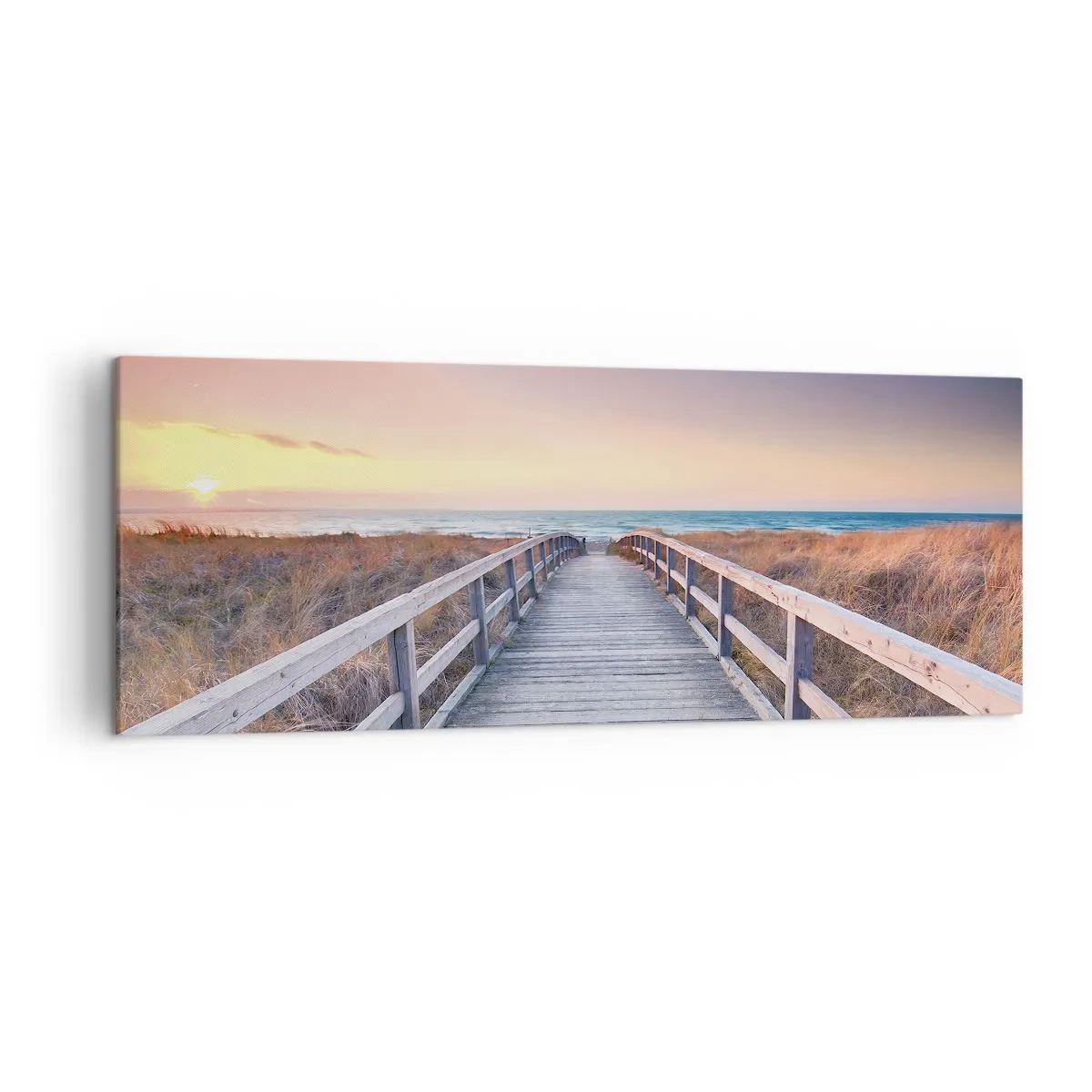 Vászonkép - Balti esti aurora - 140x50 cm