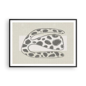 Poszter fehér keretben - Egy bizarr teremtmény - 100x70 cm