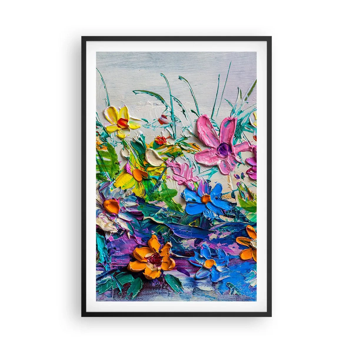 Poszter fehér keretben - Egyáltalán nem csendélet - 61x91 cm