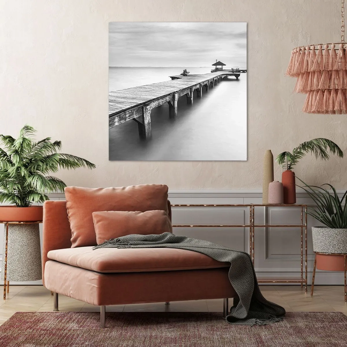 Vászonkép - A távolba - 30x30 cm