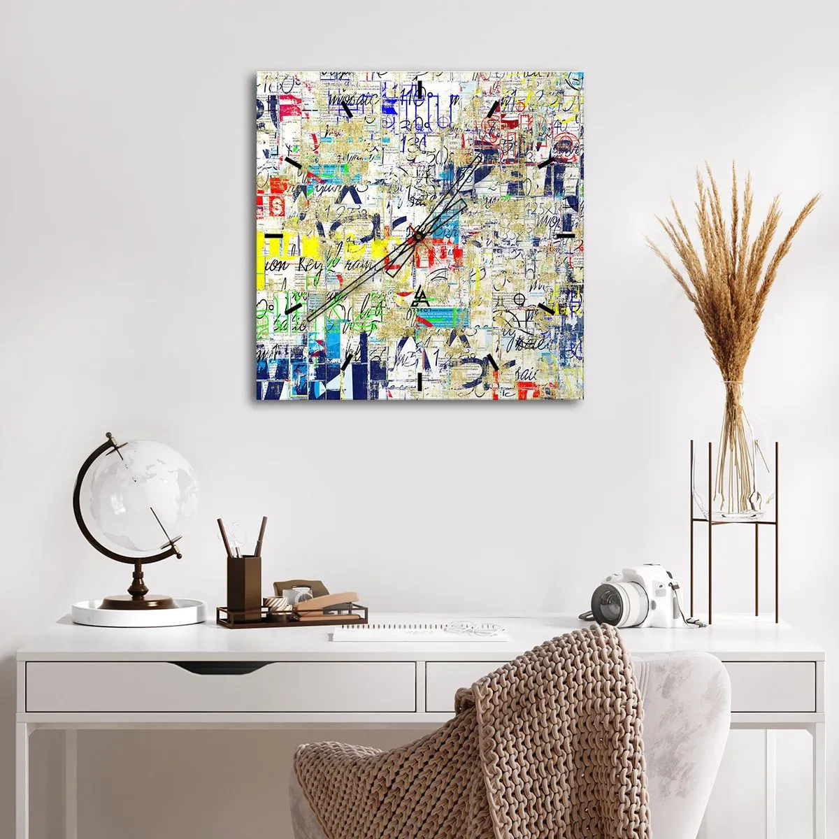 Falióra, Óra - Egyszerűen tetszik a szemnek - 40x40 cm