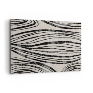 Vászonkép - Vonalak csobbanása - 120x80 cm