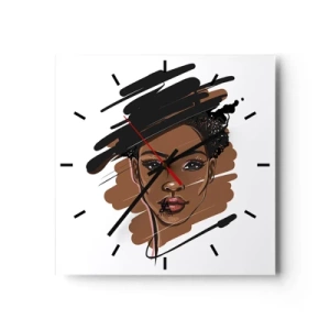 Falióra, Óra - Édes, mint a csokoládé - 30x30 cm