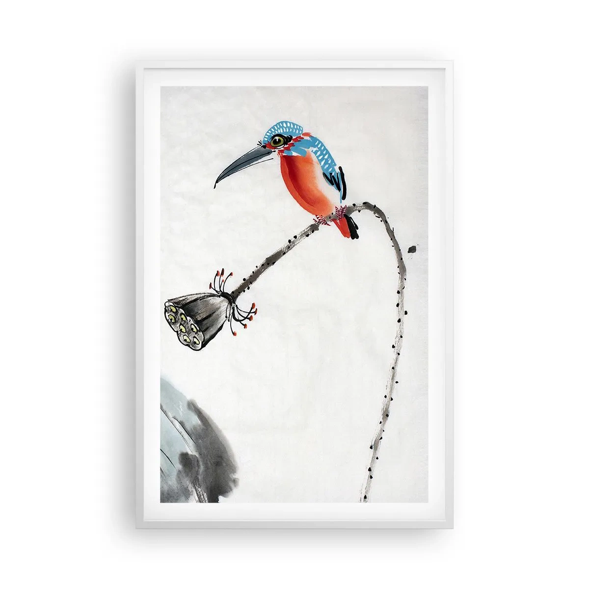 Poszter fekete keretben - A rét élete - 61x91 cm