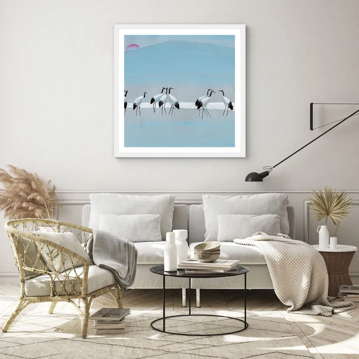 Poszter fekete keretben - Egy forró nap után - 40x40 cm