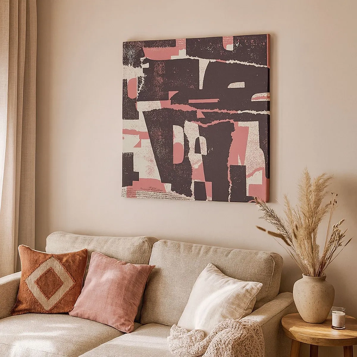 Vászonkép - Minden nyüzsgés és nyüzsgés - 30x30 cm