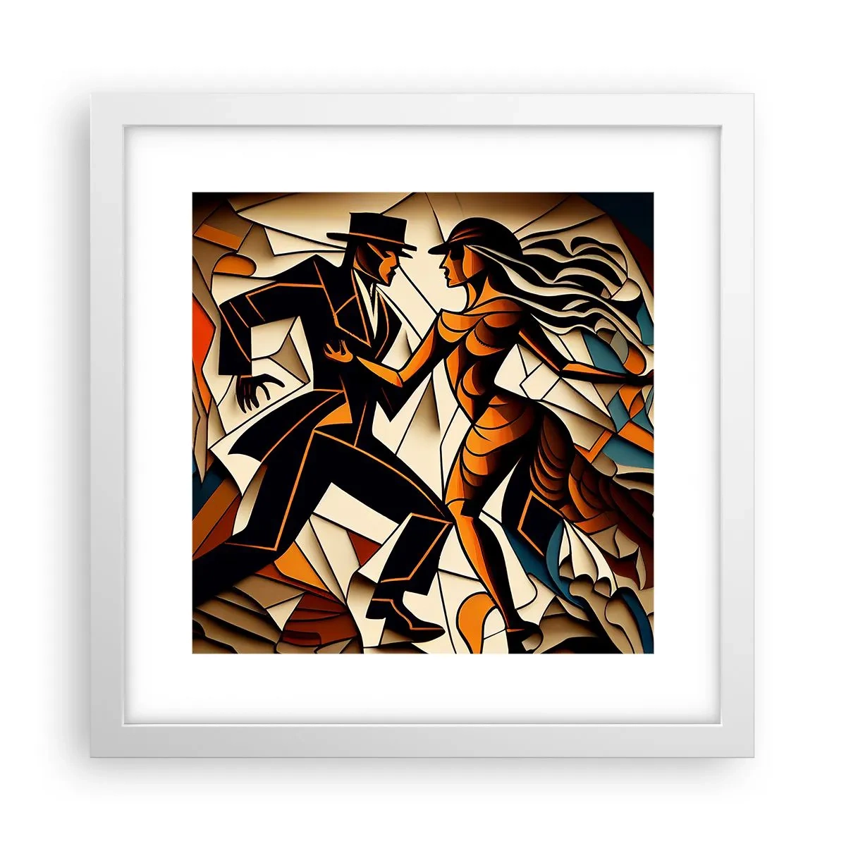 Poszter fekete keretben - Szenvedély és hév tánca - 30x30 cm