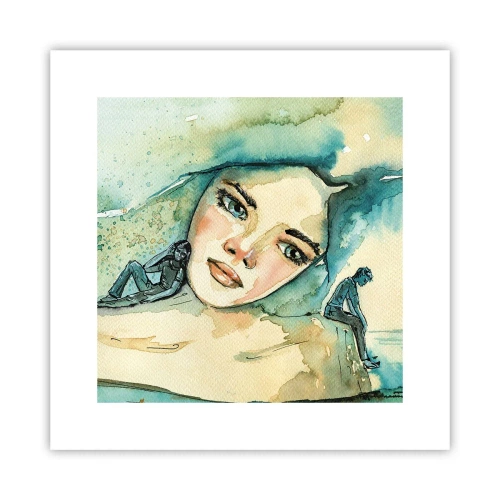 Poszter - Am I blue? - 30x30 cm