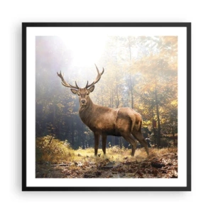 Poszter fehér keretben - Teljes fenségben - 60x60 cm