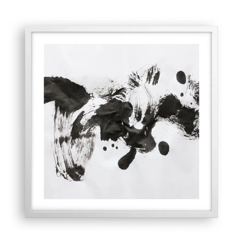 Poszter fekete keretben - Módszer az őrületben? - 50x50 cm
