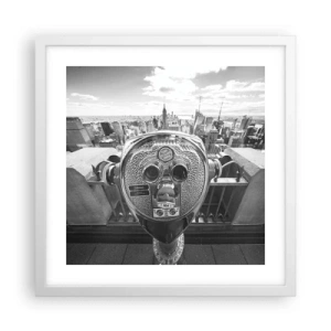 Poszter fekete keretben - A városok városa - 40x40 cm