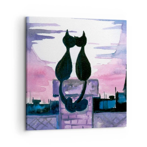 Vászonkép - Rendez-vous a holdfénynél - 60x60 cm