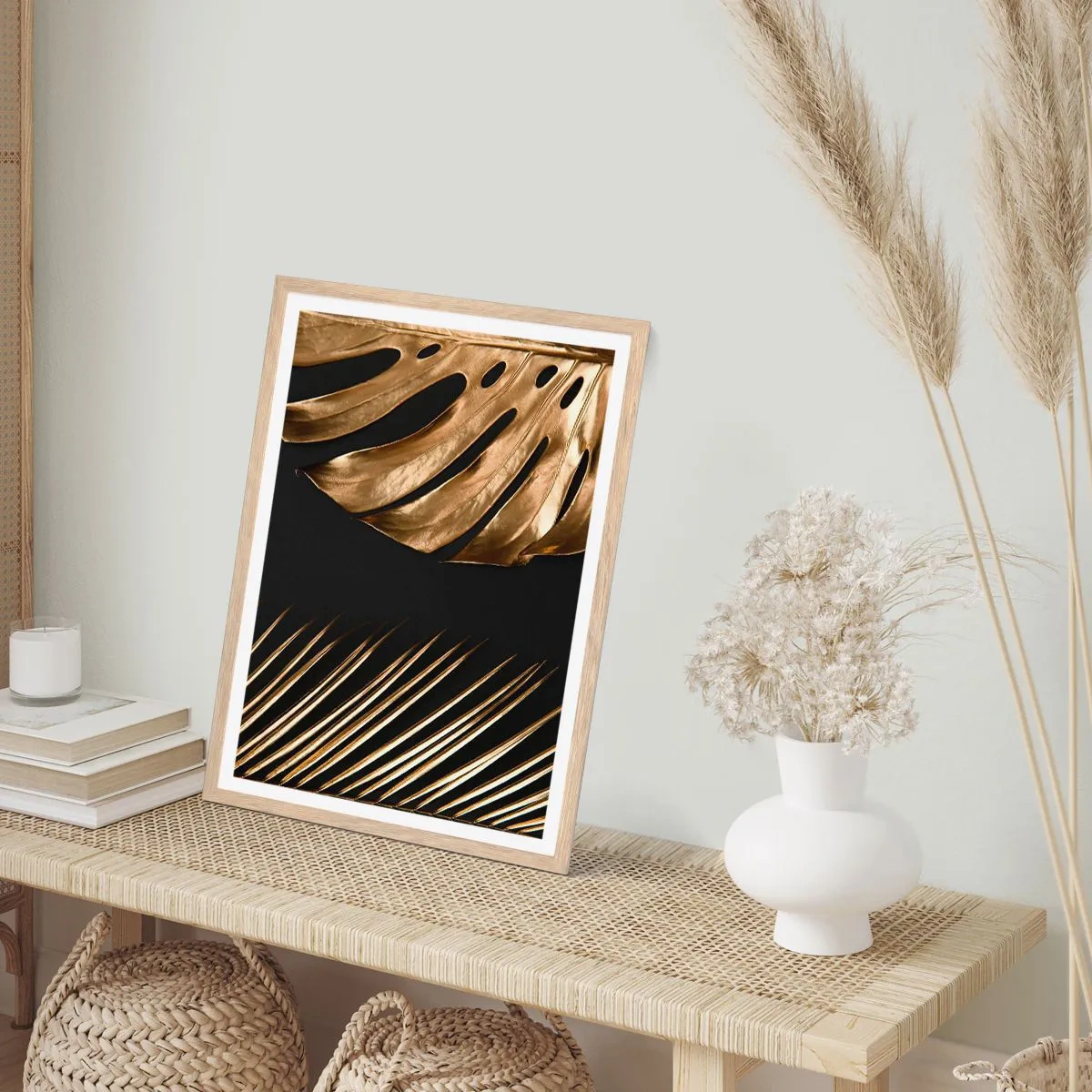 Poszter világos tölgy keretben - Más és ugyanolyan drága - 30x40 cm