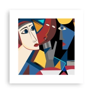 Poszter - Kubisták beszélgetése - 30x30 cm