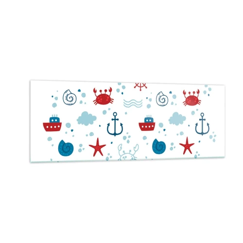 Üveg kép - Tengeri mese - 140x50 cm