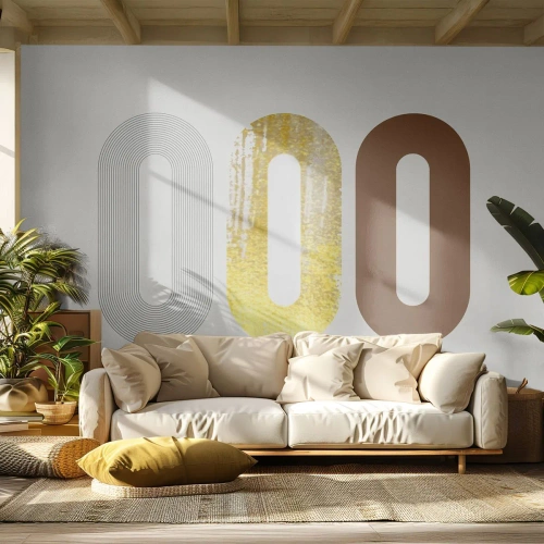 Öntapadós Fotótapéta Deluxe Sticker - Óóó! - Absztrakció, Darab, Modern minta - 200x140 cm