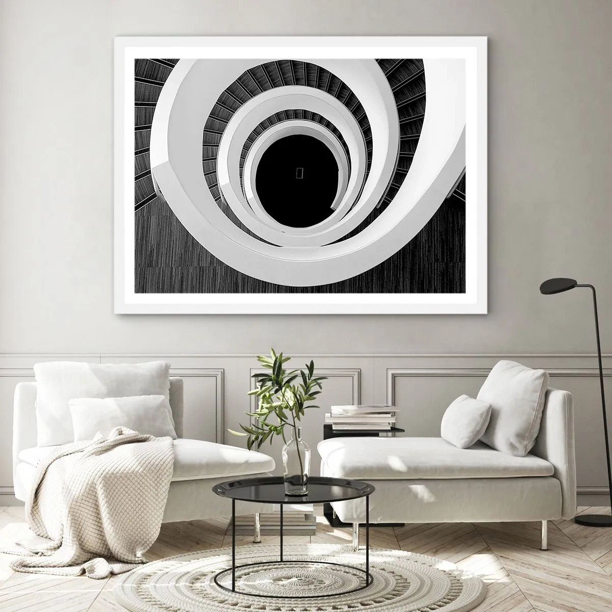 Poszter fekete keretben - Lényegre törő - 100x70 cm