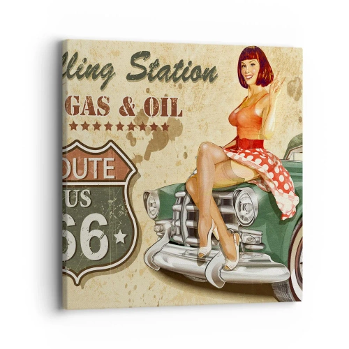 Vászonkép - A csodálatos 40-es évek. - 40x40 cm