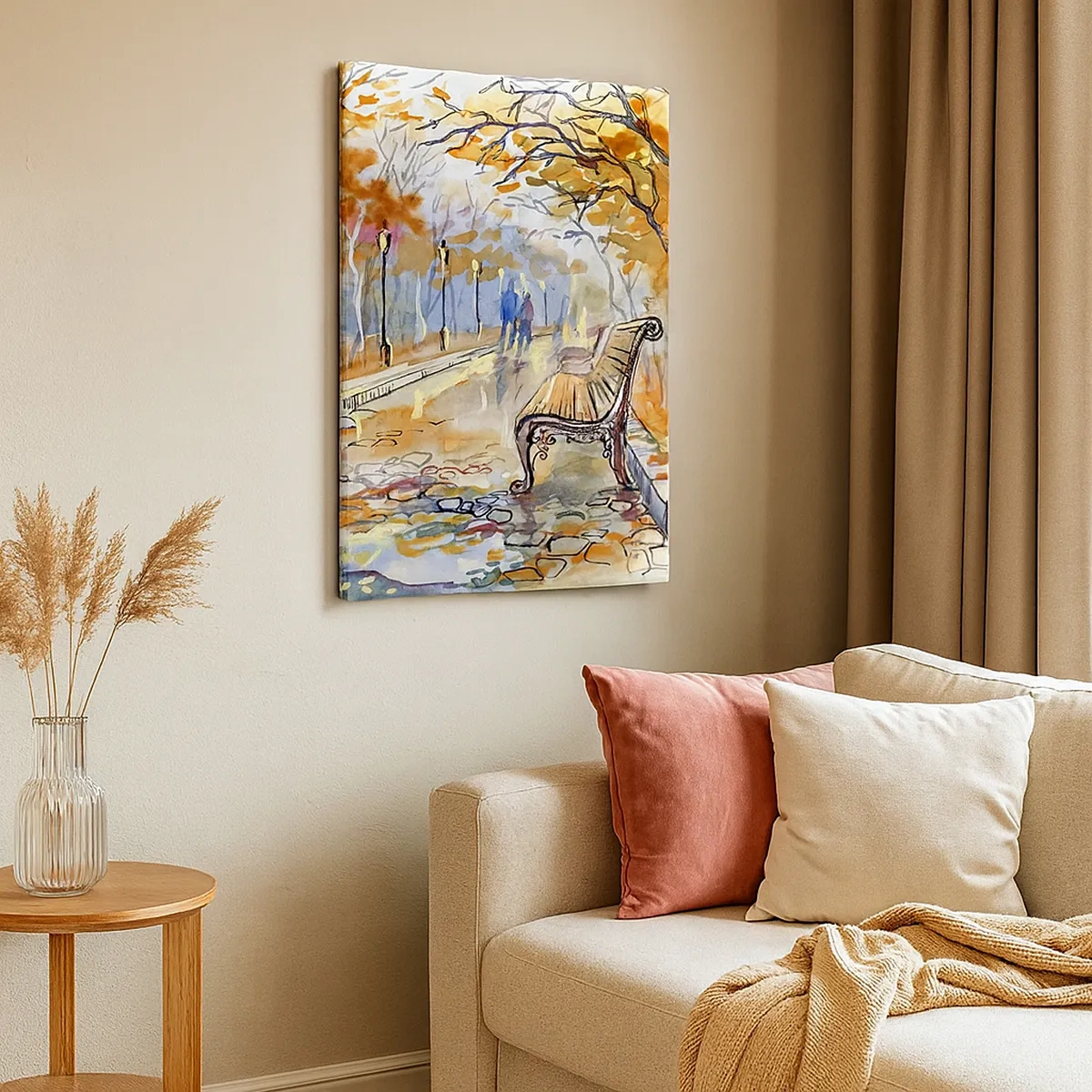 Vászonkép - Kiránduljunk együtt az őszbe - 50x70 cm