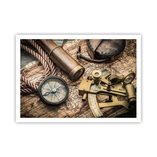 Poszter - Állítson be egy irányt - 100x70 cm