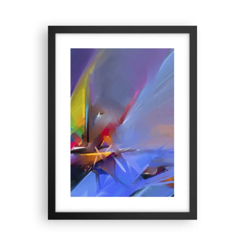Poszter fehér keretben - Propellerek, mint a madár - 30x40 cm