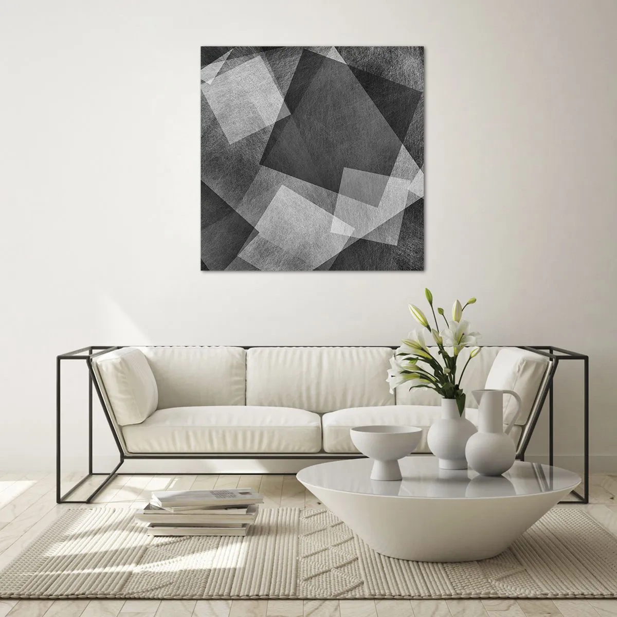 Üveg kép - A tartósság és a rend örök szimbóluma - 70x70 cm