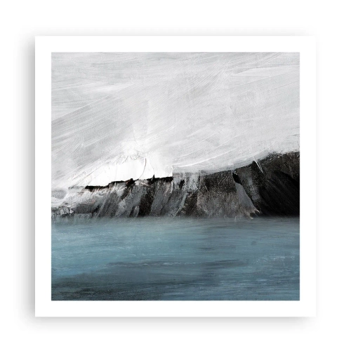 Poszter - Víz - föld: az elemek összecsapása - 60x60 cm