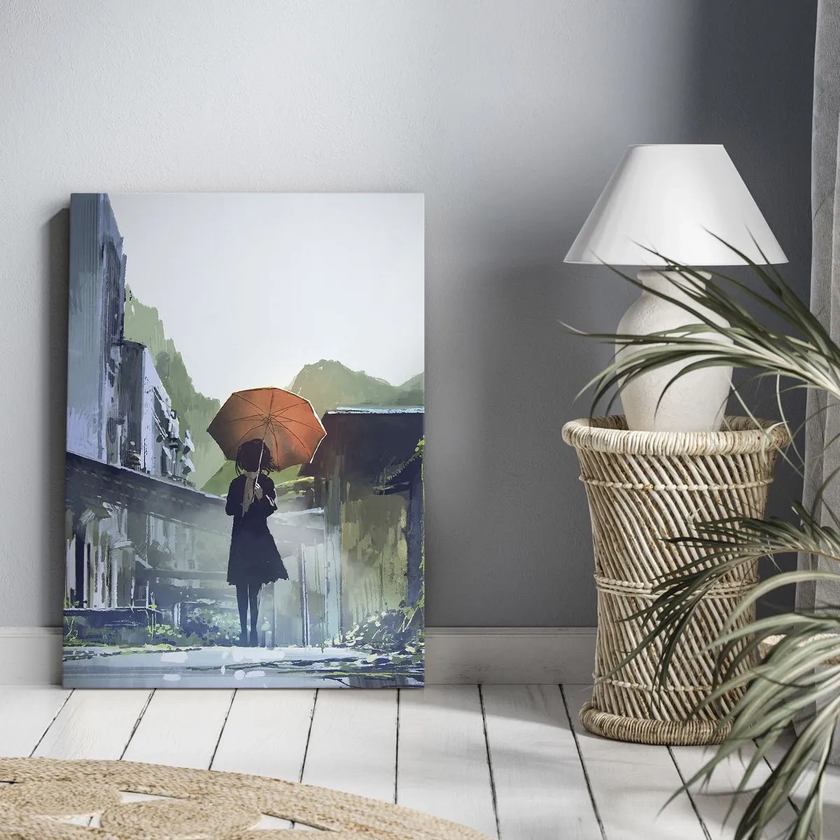 Vászonkép - Éltető eső - 80x120 cm