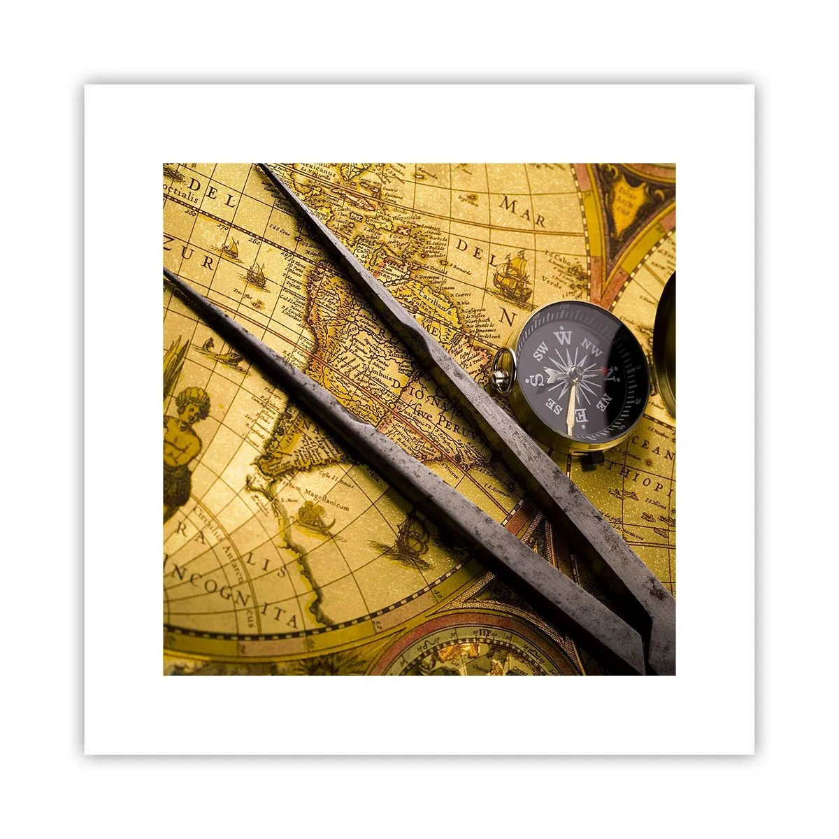 Poszter - Hol vannak ezek a kincsek? - 30x30 cm