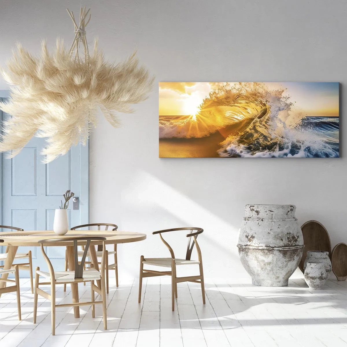 Vászonkép - Játék a homokban - 160x50 cm