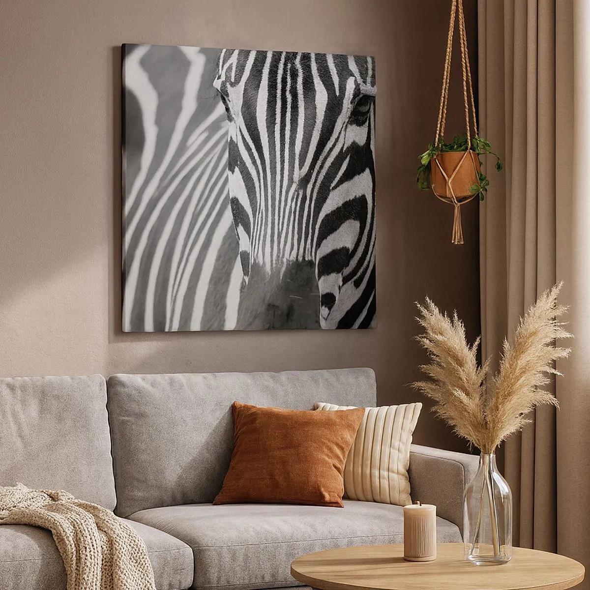 Vászonkép - A világ fekete-fehér - 30x30 cm