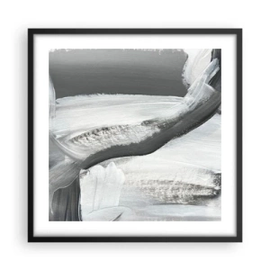 Poszter fehér keretben - Határozott mozgással - 50x50 cm