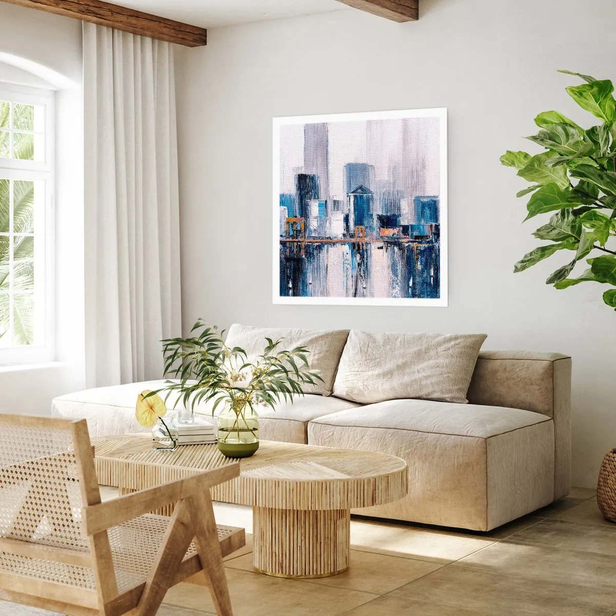 Poszter - New York-i benyomás - 60x60 cm