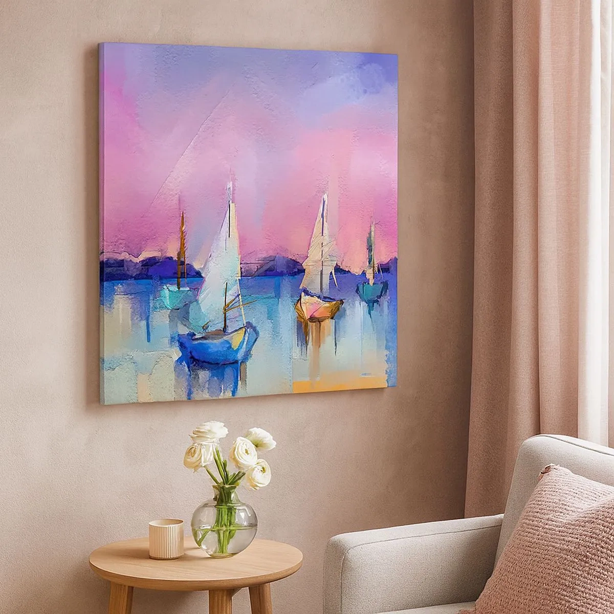 Vászonkép - Irány: széles vizek - 30x30 cm